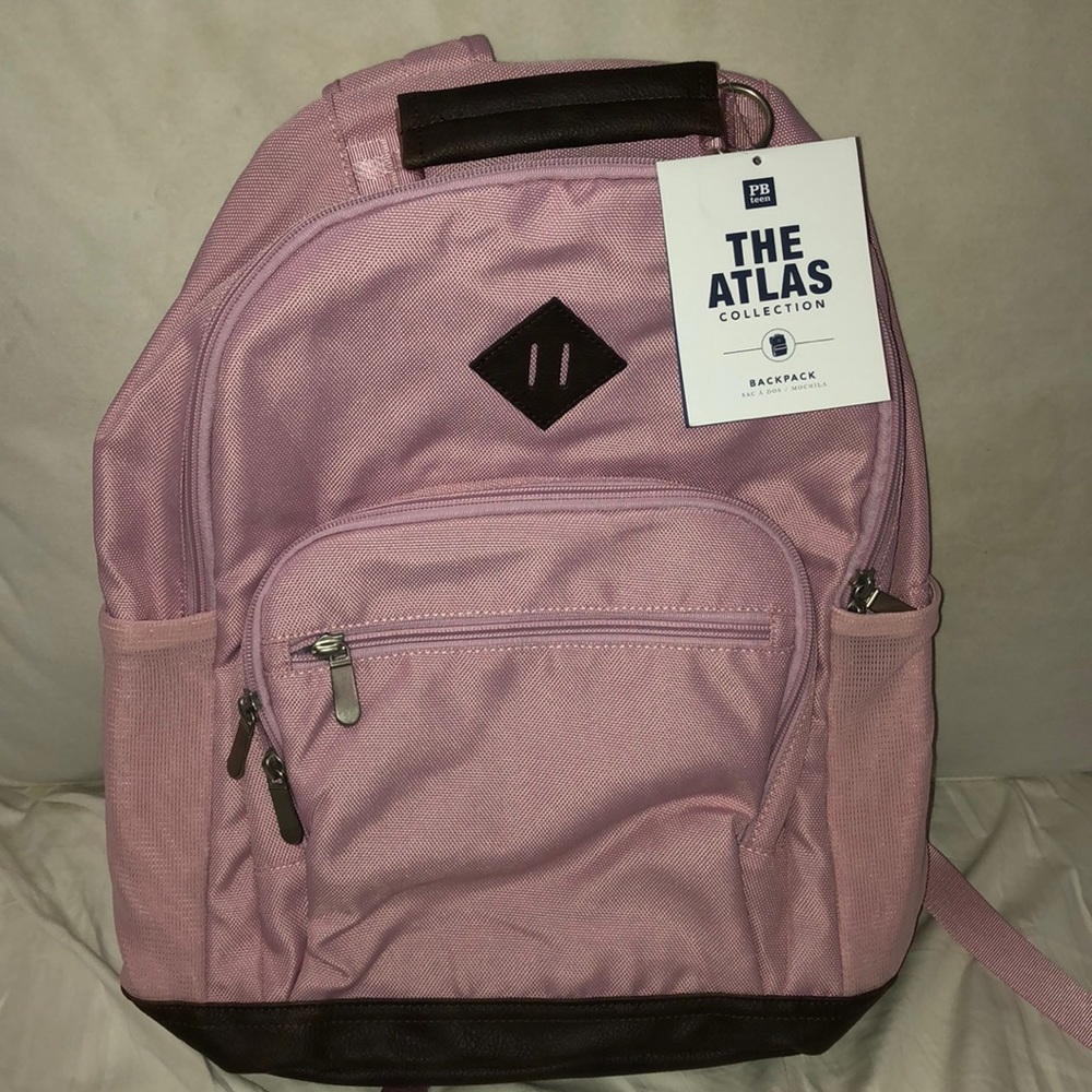 NWT Brand New! PB Teen Blush Pink Atlas Backpack